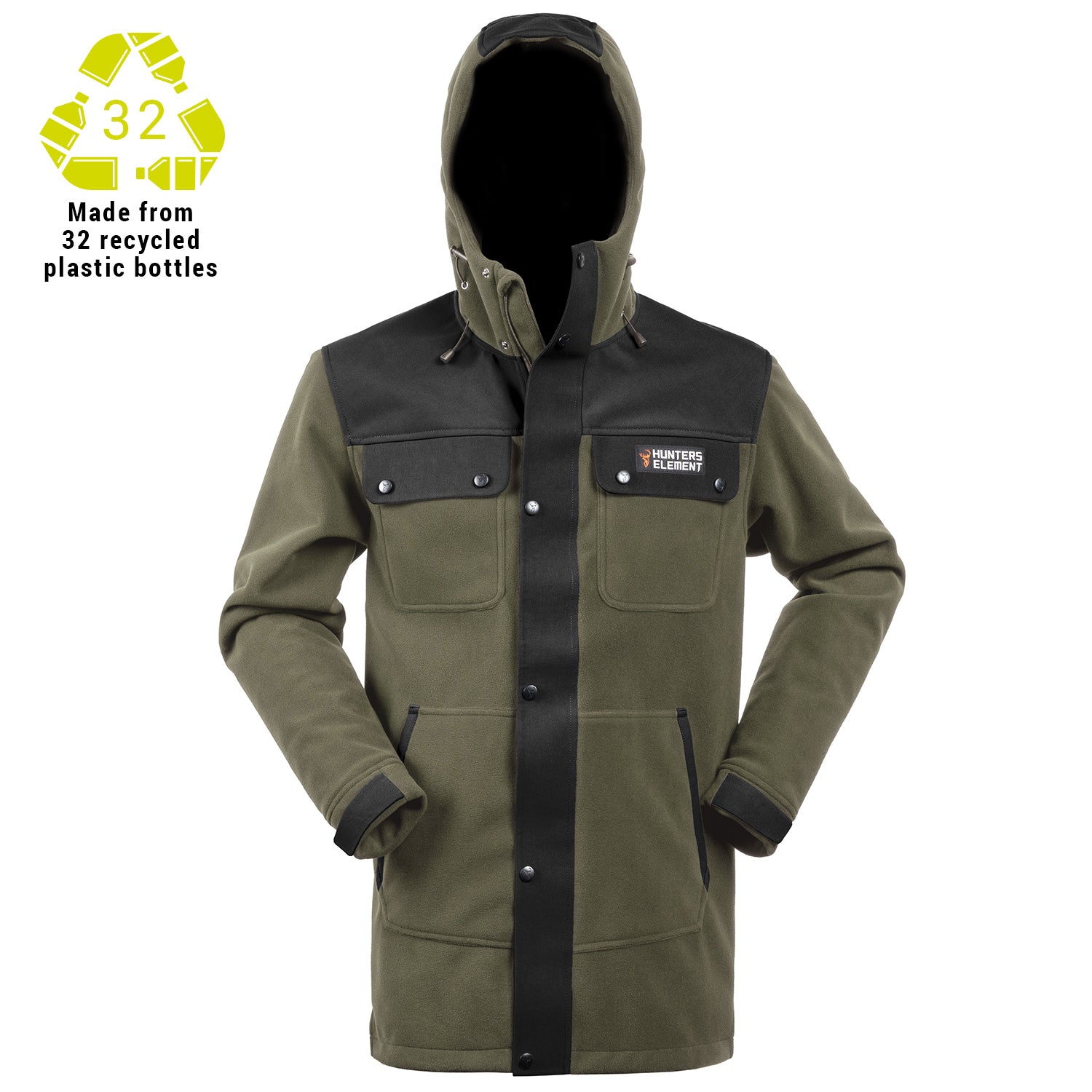 Bush Coat Full Zip Wind blocking Bush Coat Hunters Element Hunters Element NZ