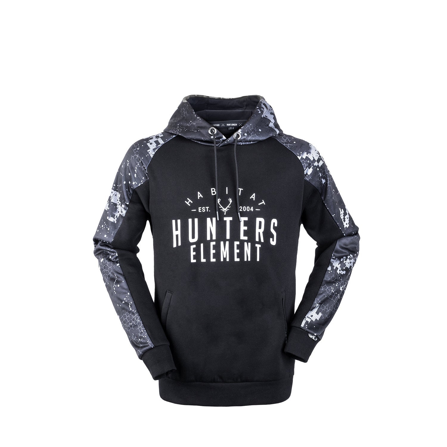 Hunters Element WiLSon Hoodie Cotton And Polyester Front Pouch Hoodie Mens Hunters Element NZ